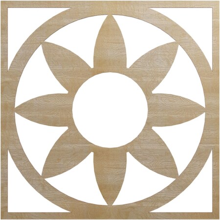 Ekena Millwork Blume Wood Fretwork Pierced Ceiling Medallion, Birch, 32"OD x 11 1/8"ID x 1/4"T CMWP32X32X0250BLBI